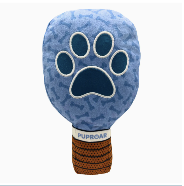 Pickleball Squeaky and Crinkly Dog Toy