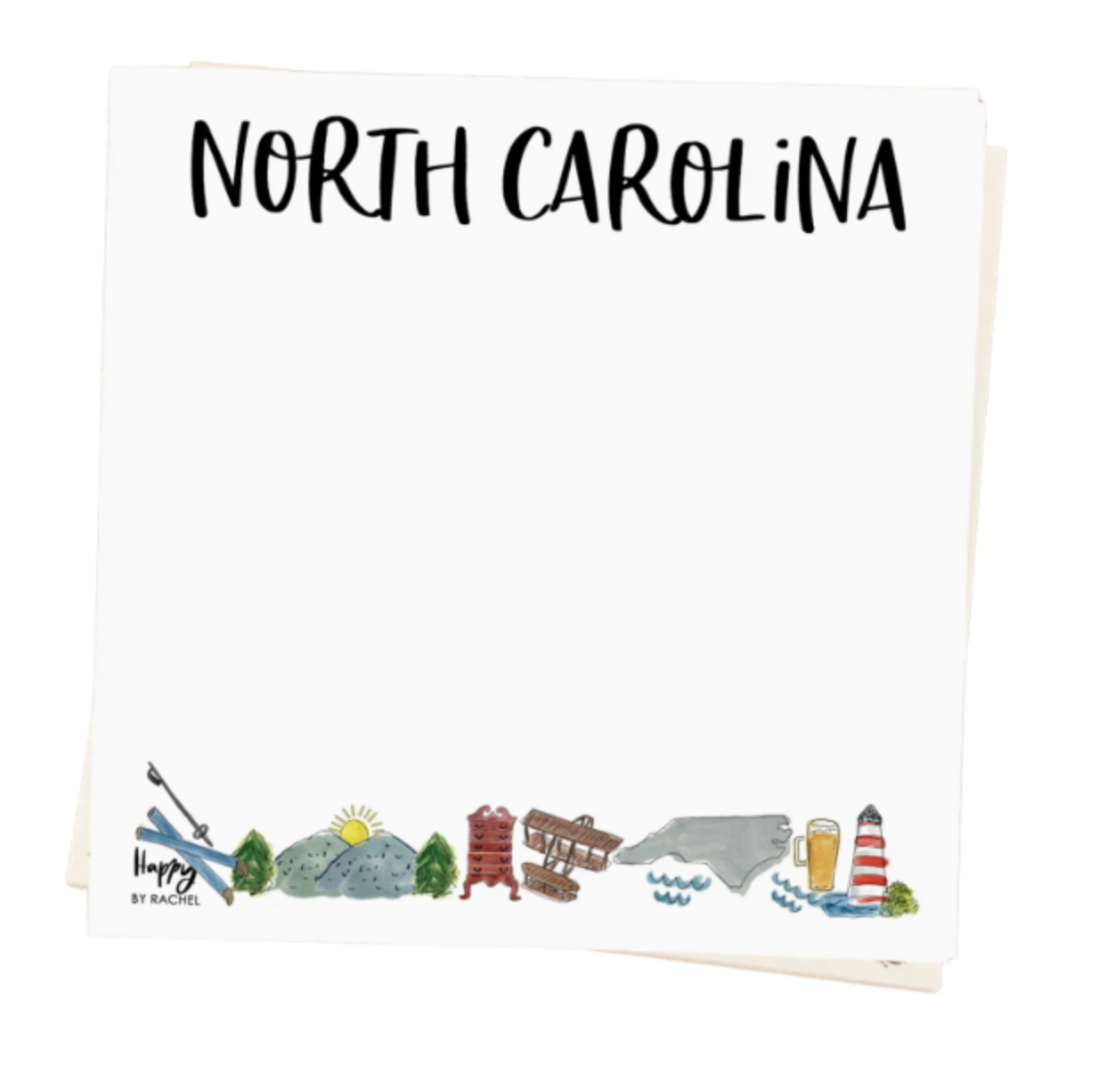 State of North Carolina Chunky Notepad-Stationery Writing Pad