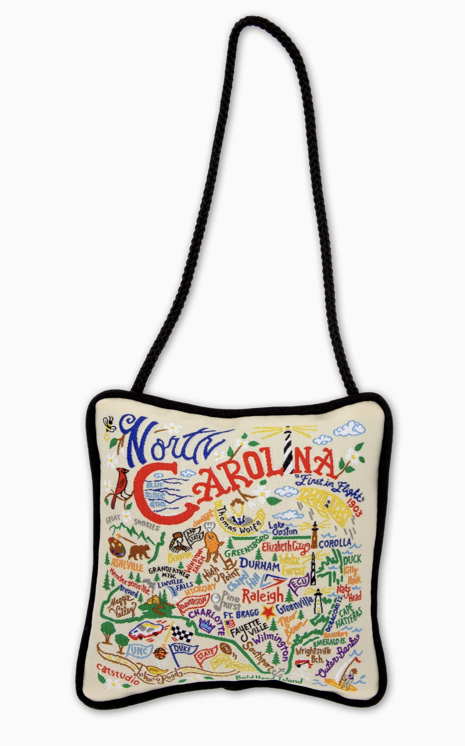 North Carolina Mini Pillow Ornament