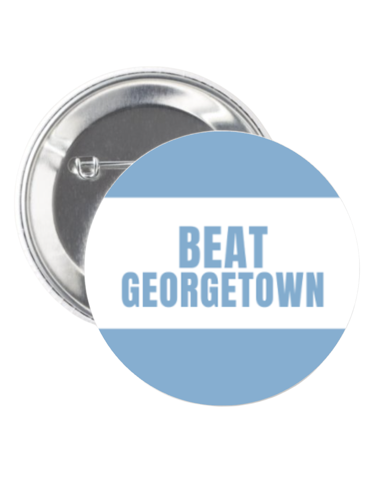 SHB Beat Georgetown Button Pin for Carolina Fans