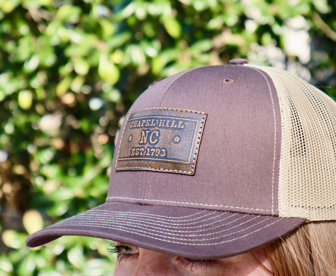 Chapel Hill Richardson Hat with Leather Patch and Mesh Snapback