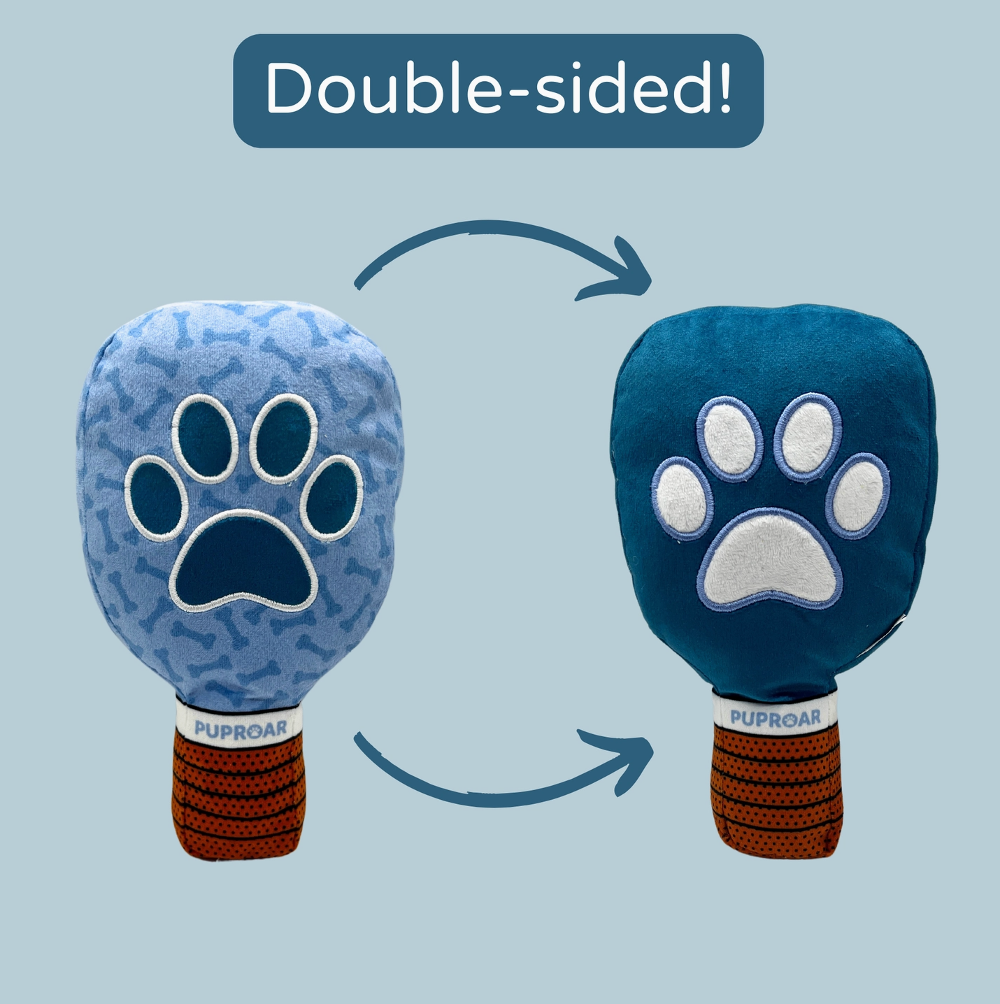 Pickleball Squeaky and Crinkly Dog Toy