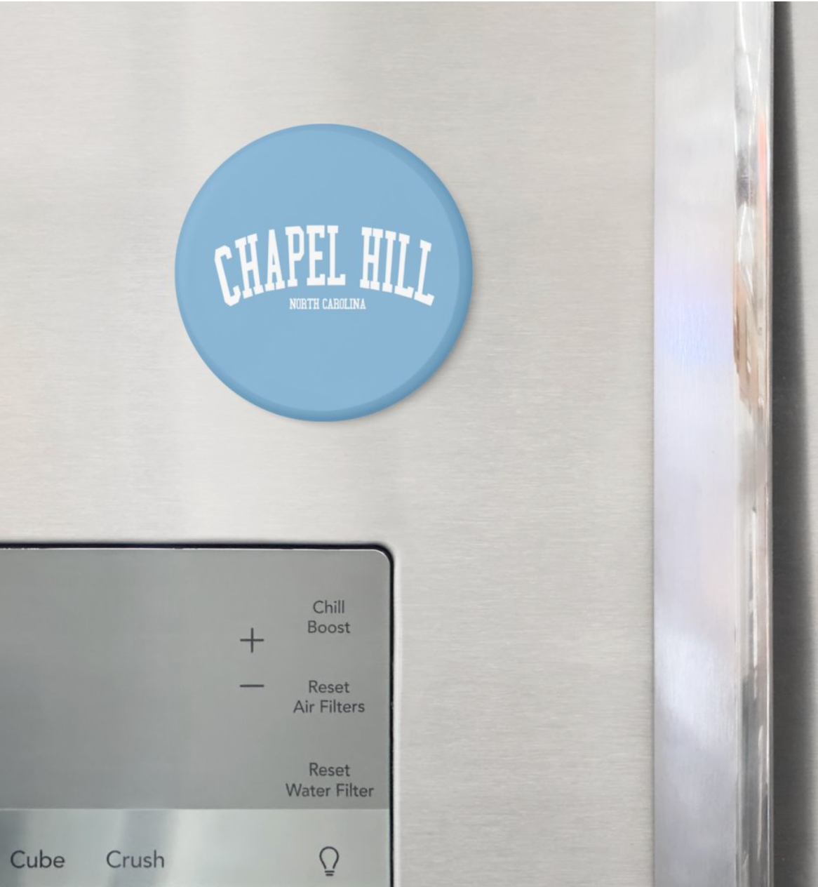 Chapel Hill NC Button Magnet 2.25"
