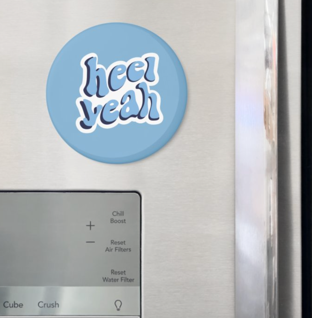 Heel Yeah Button Magnet 2.25