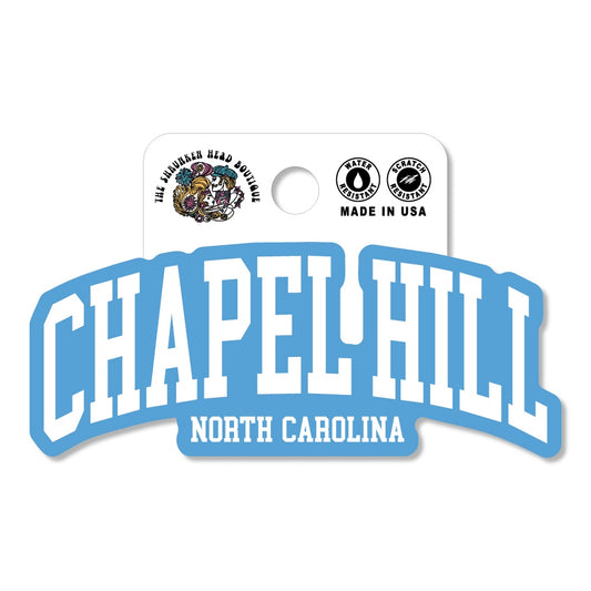 Chapel Hill North Carolina Rugged Sticker by SHB