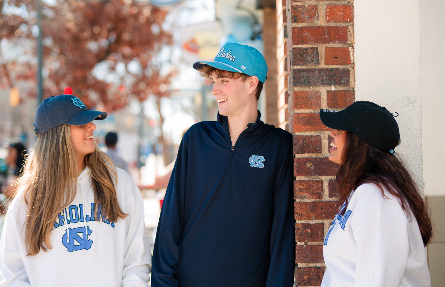 Navy North Carolina Tar Heels 1/4 Zip Athletic Pull Over