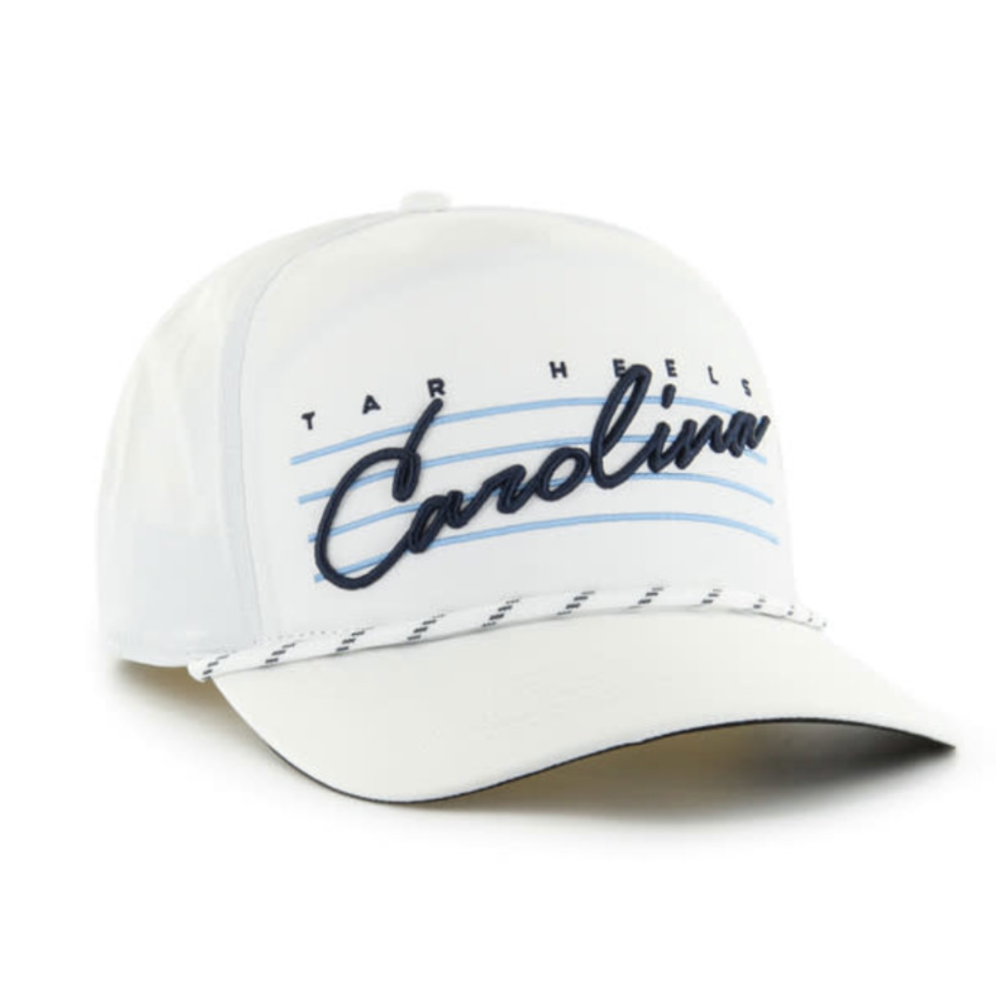 Carolina Tar Heels White Bar Hat By 47