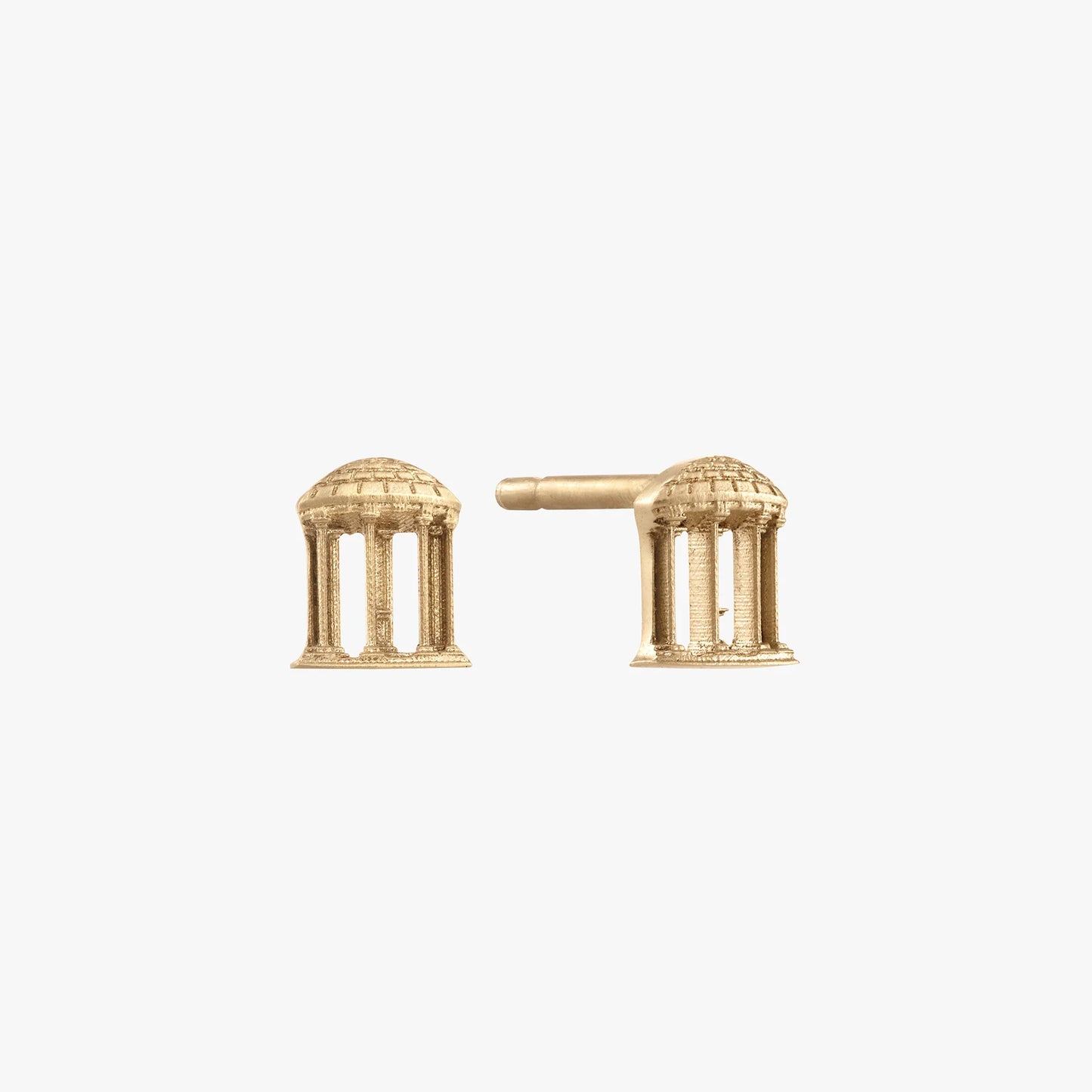 UNC Old Well Earrings by Kyle Cavan Gold