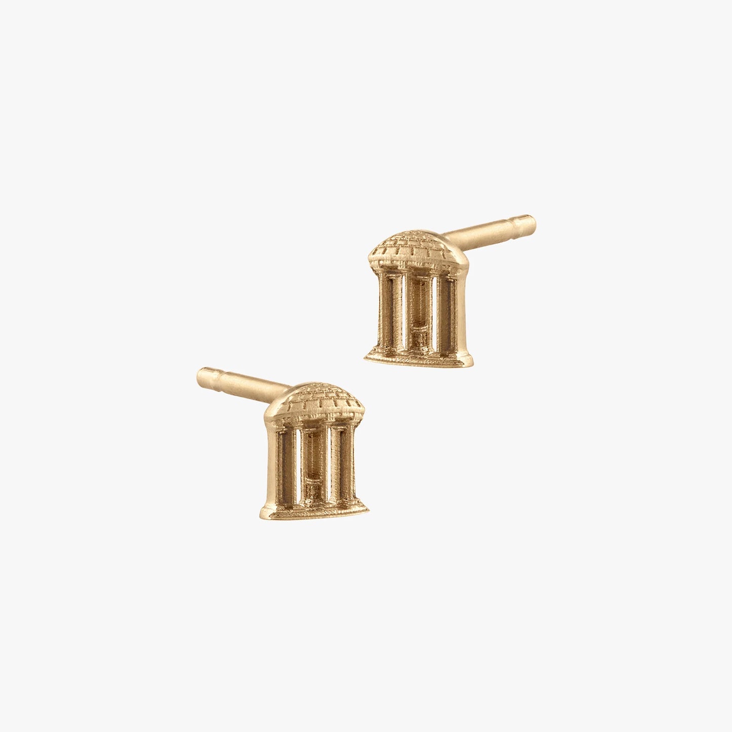 UNC Old Well Earrings by Kyle Cavan Gold