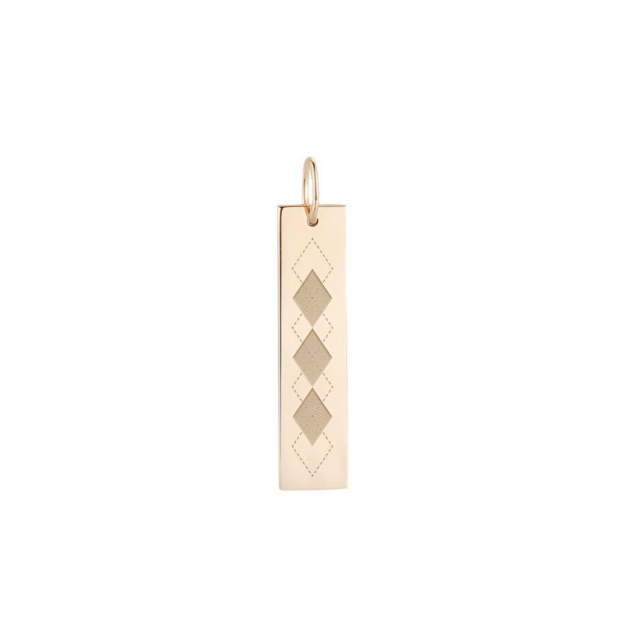 Limited Edition: UNC Carolina Argyle Vertical Bar - Cavan Gold