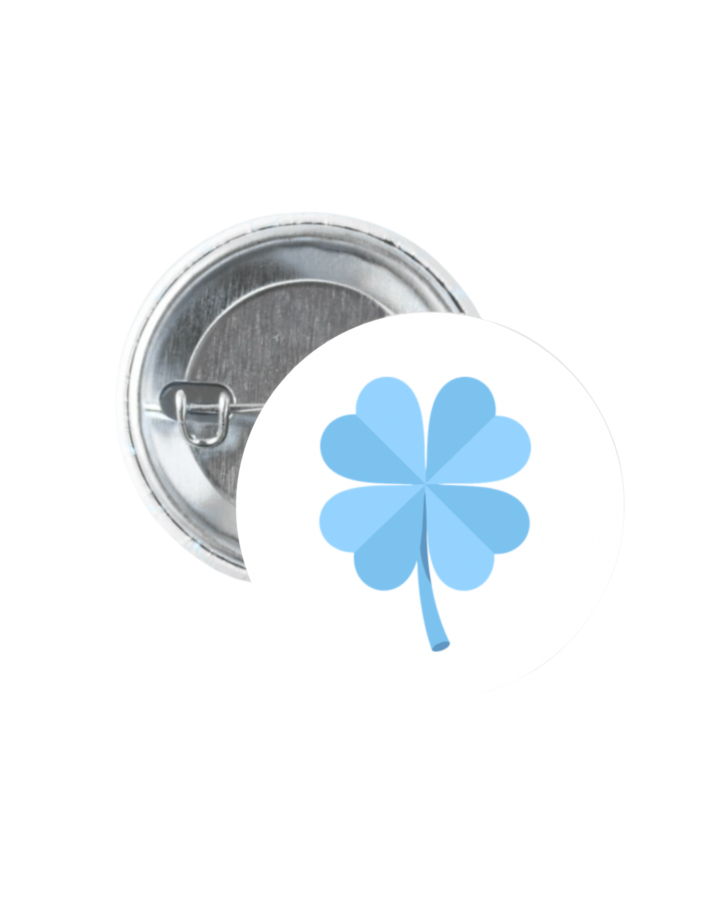 Clover Button Pin 2.25"