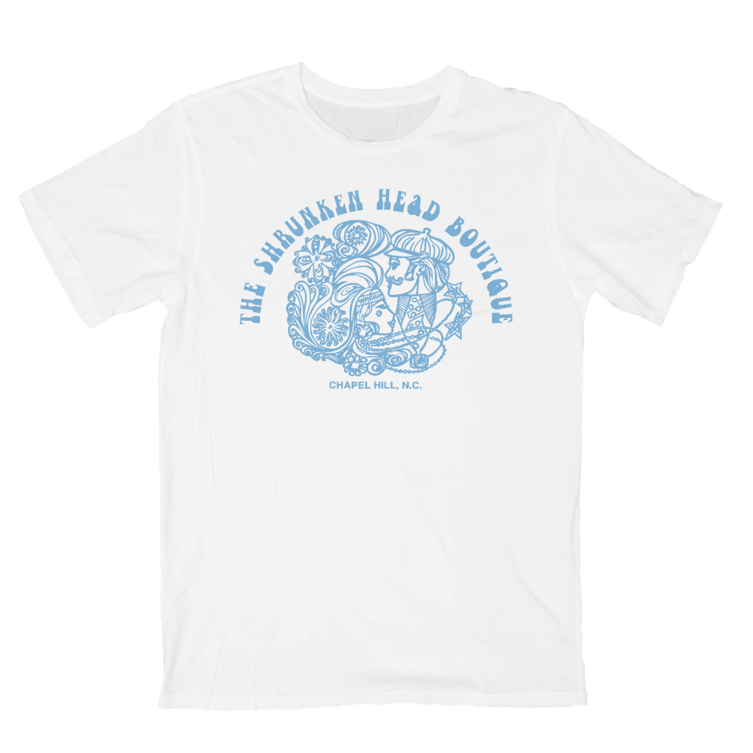 Shrunken Head Boutique Logo T-Shirt in White Soft Blend Material