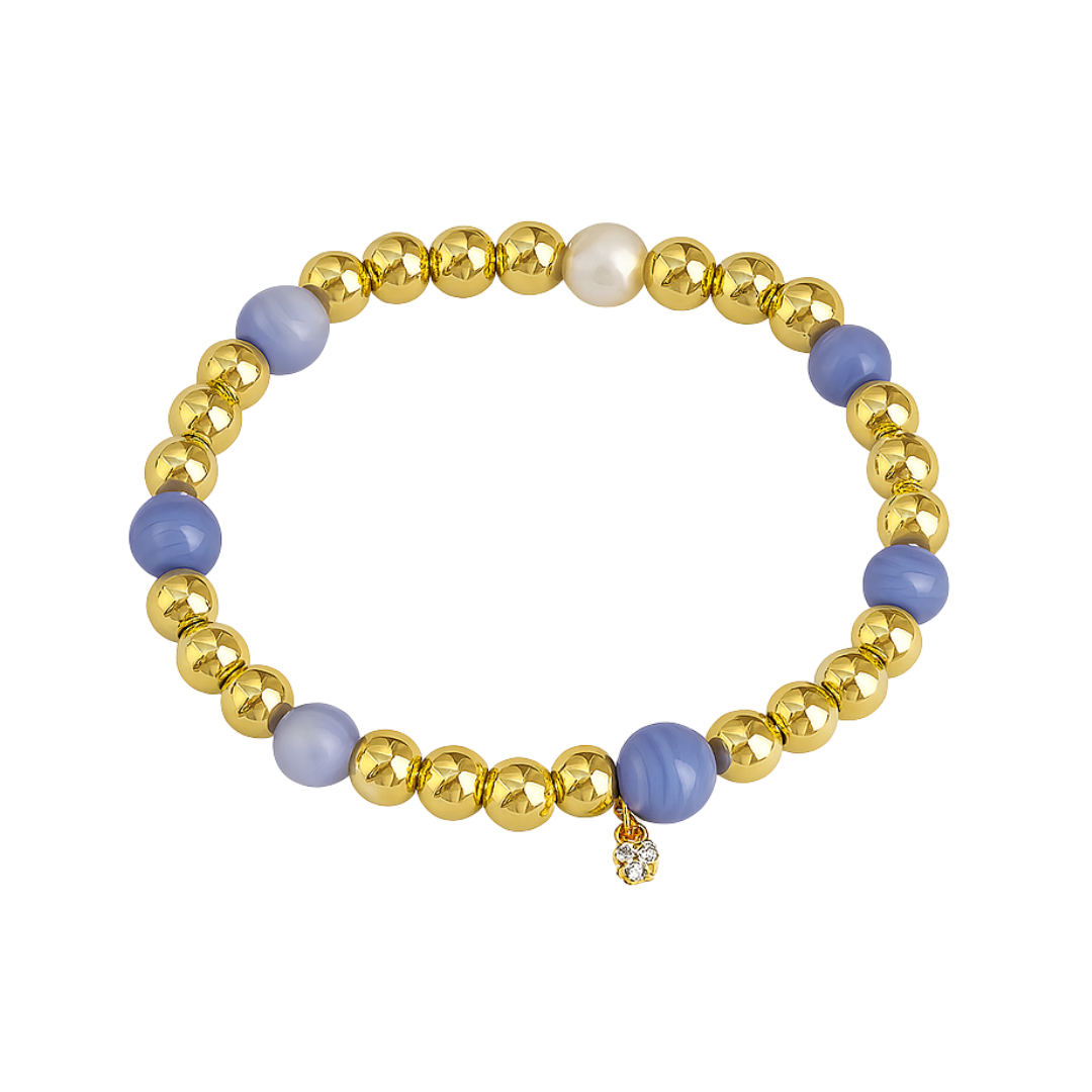 Periwinkle Shayla Stretch Bracelet by Annabanana