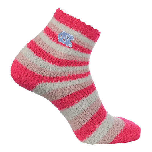 North Carolina Tar Heels Cozy Pink Women's Socks One Size