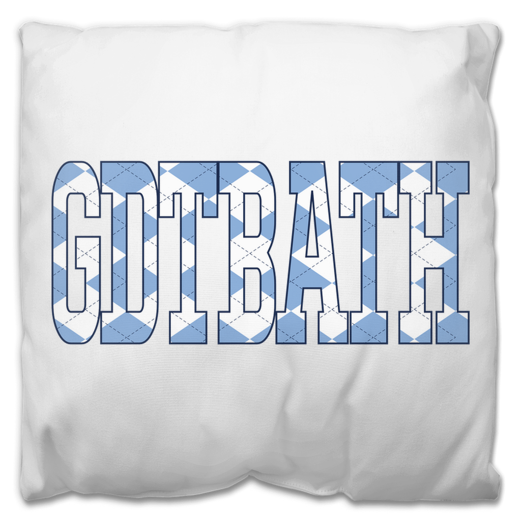 Good Day To Be A Tar Heel Argyle Outdoor Pillow
