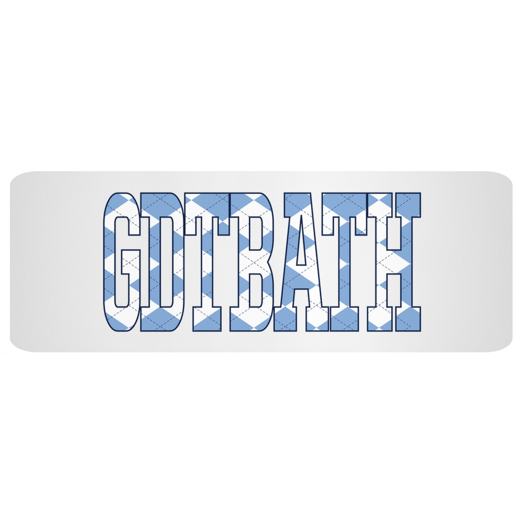Good Day To Be A Tar Heel Argyle Yoga Mat