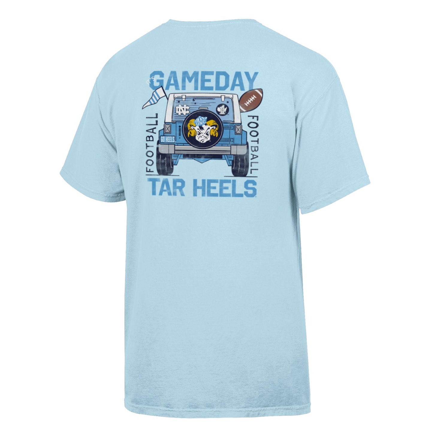 Carolina Tar Heels Vintage Rameses Jeep T-Shirt