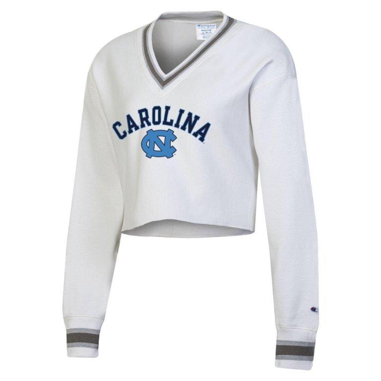 Unc cropped sweatshirt new arrivals