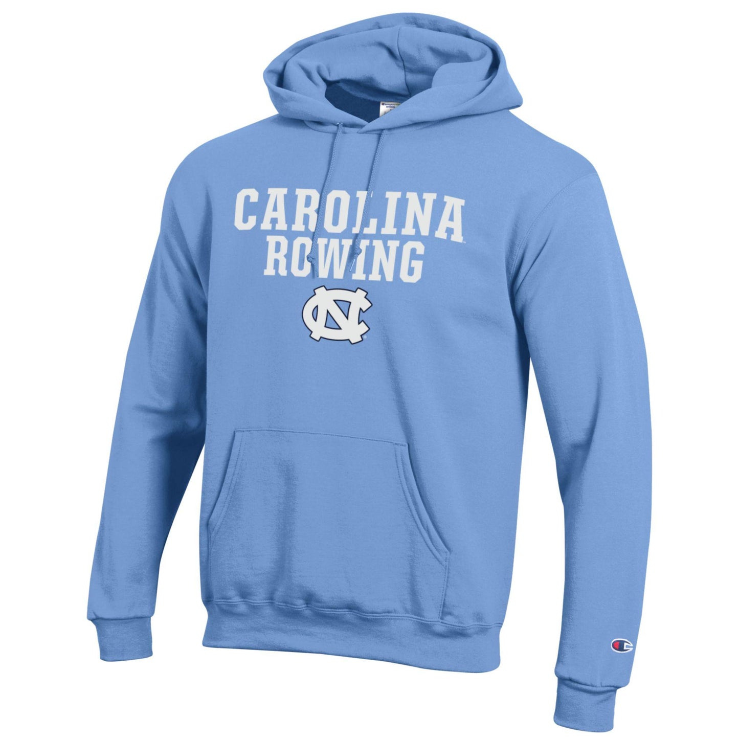 Carolina Rowing Adult Hoodie with UNC Logo by Champion