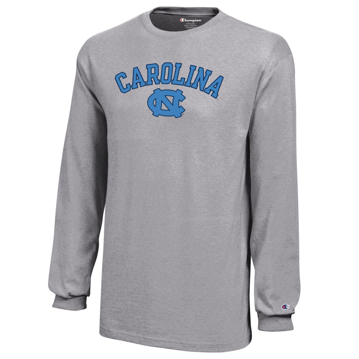 Carolina Tar Heels Basic Grey Kid's Long Sleeve T-Shirt