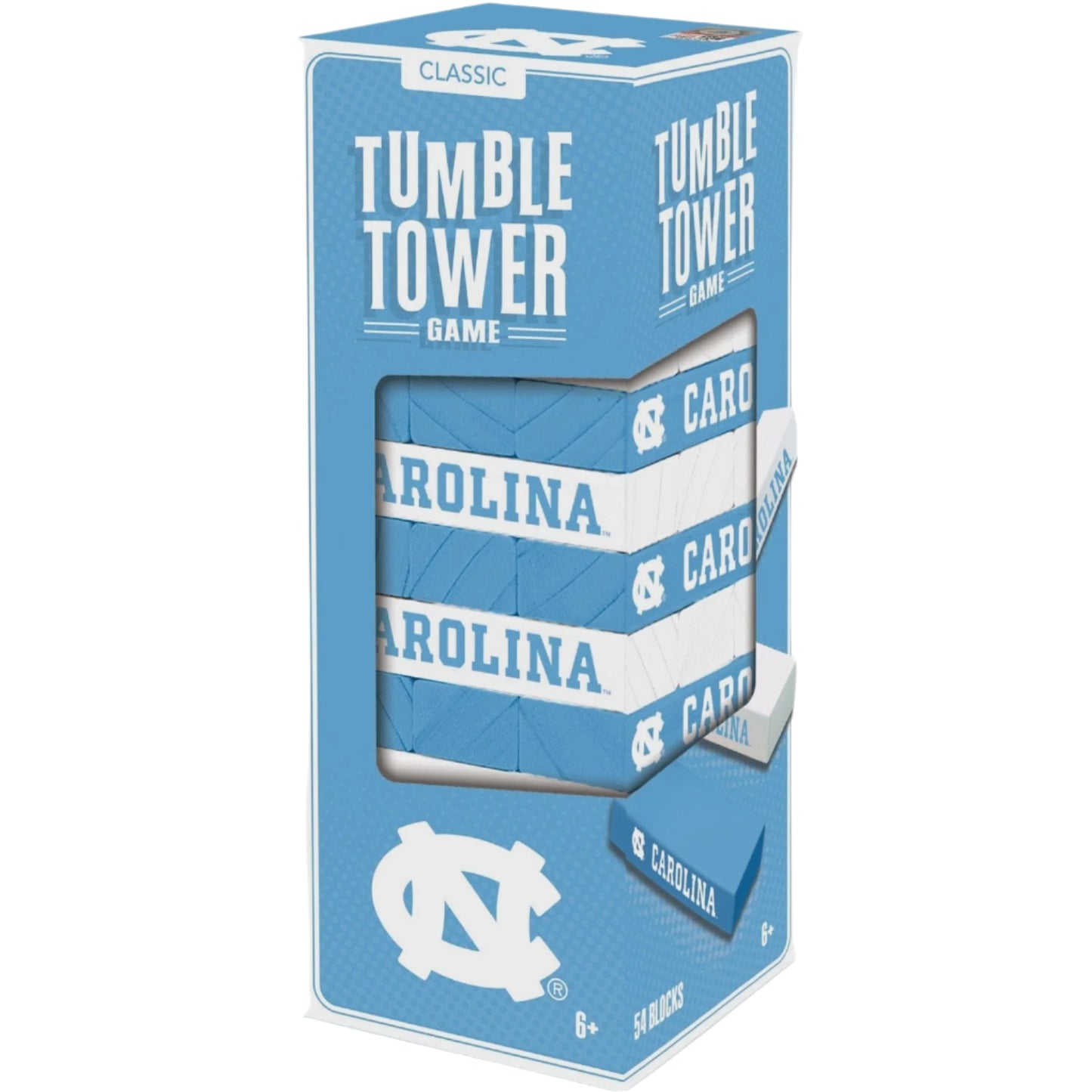 UNC Tar Heels Tumble Tower Jenga Game
