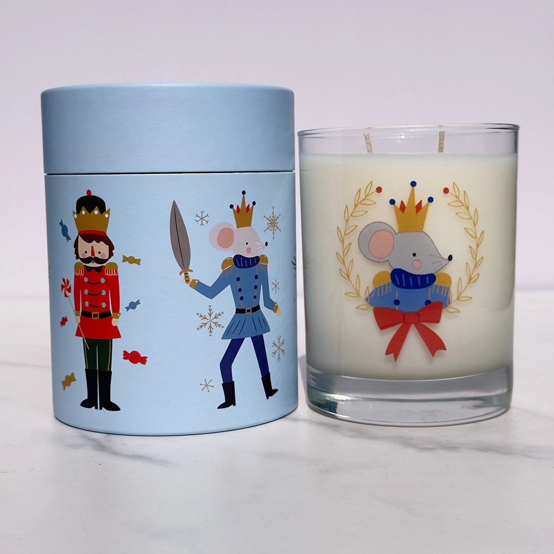 Mouse King 11oz Soy Holiday Candle | Peppermint Marshmallow