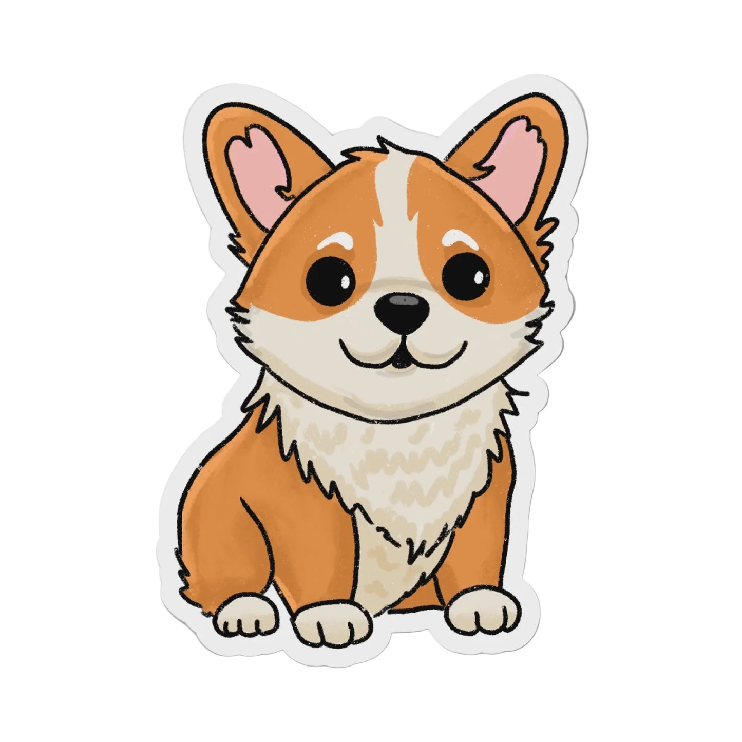 Corgi Dog Vinyl Sticker