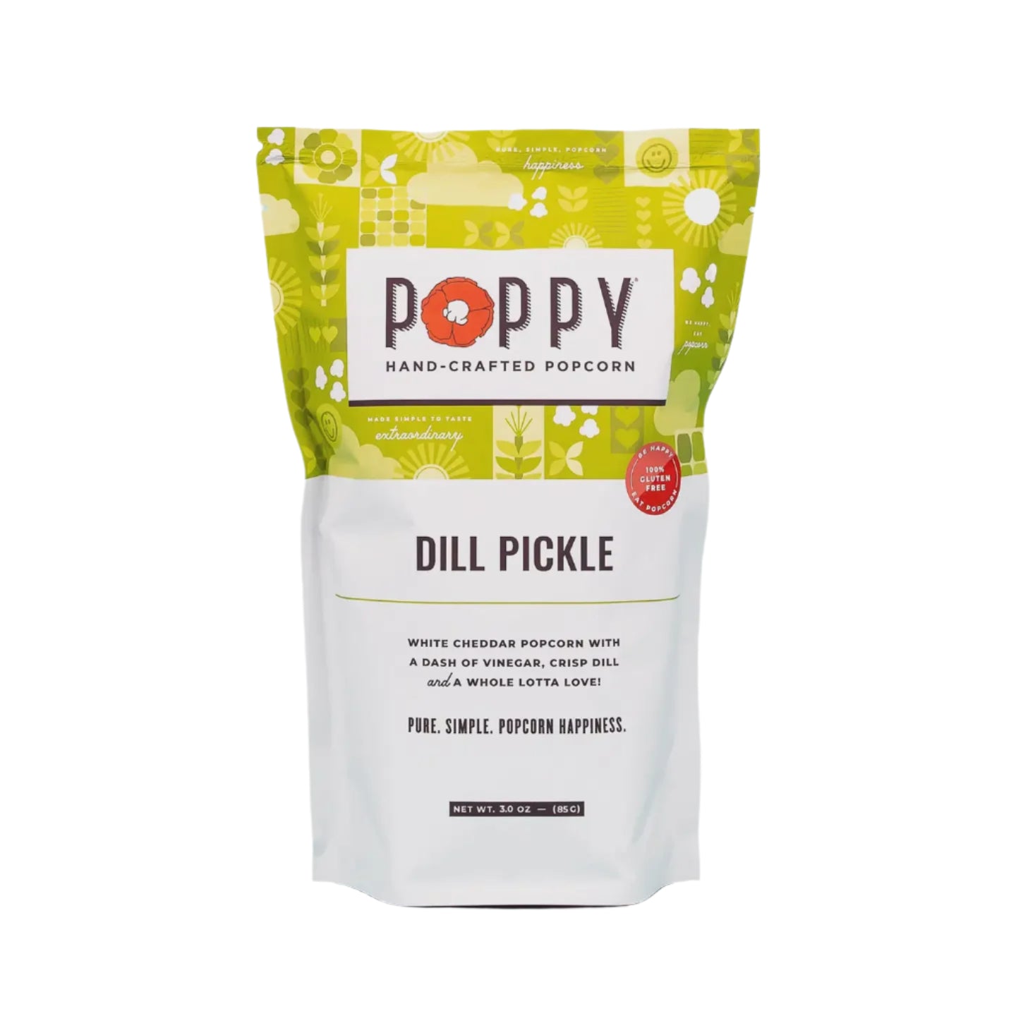 Dill Pickle Popcorn - 3 oz Bag