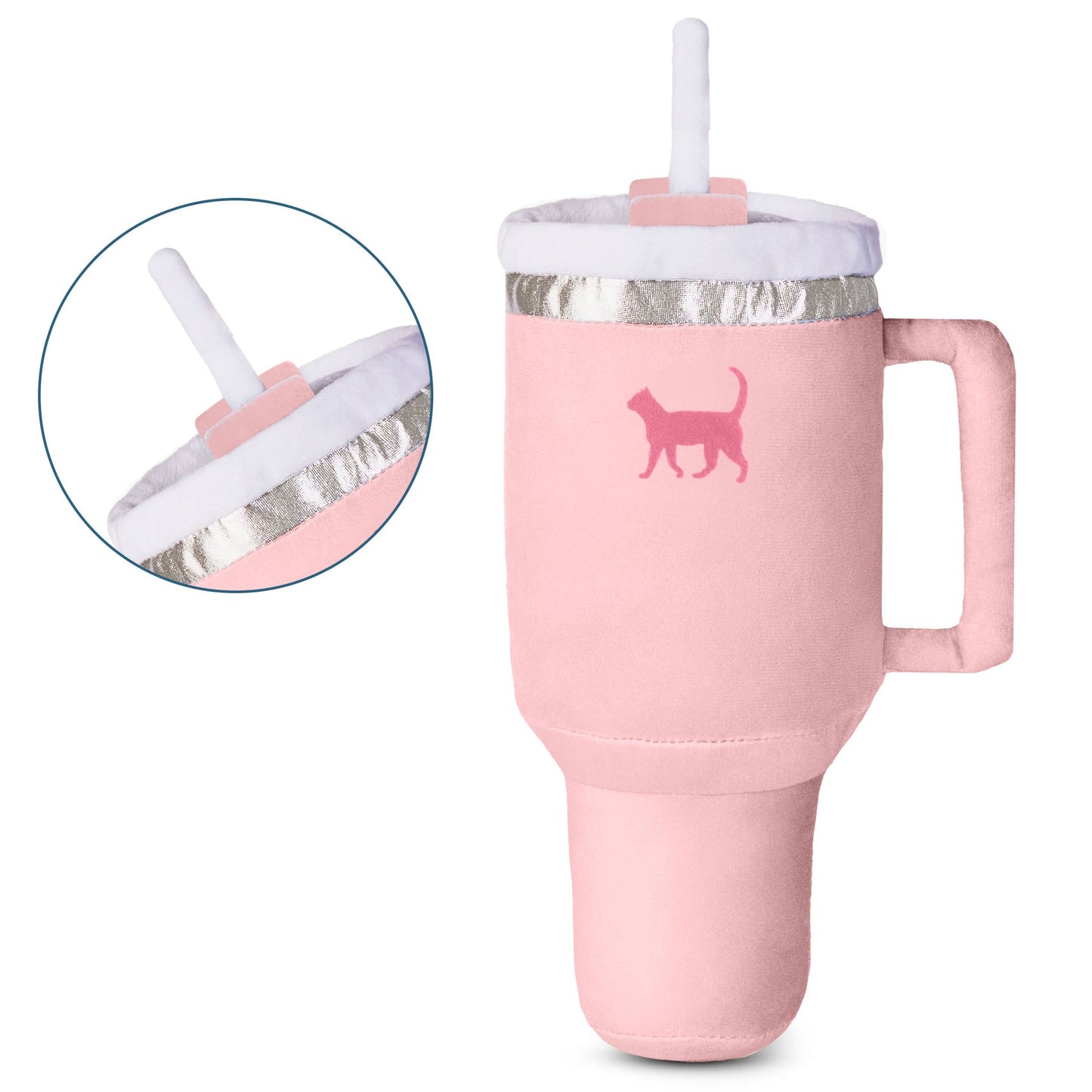 Pink Plush Stanley Cat Toy