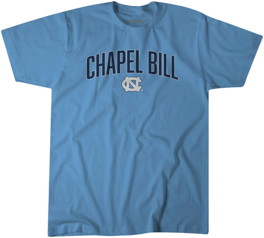 Carolina Blue UNC Chapel Bill Kid's T-Shirt by Breaking T