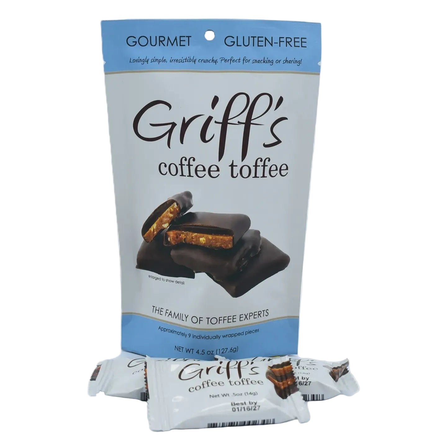 4.5 oz Griff's Coffee Toffee Pouch