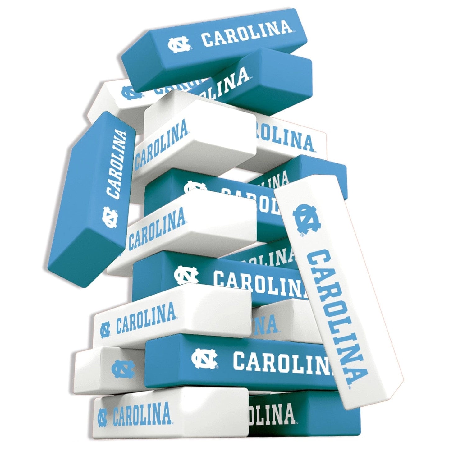 UNC Tar Heels Tumble Tower Jenga Game