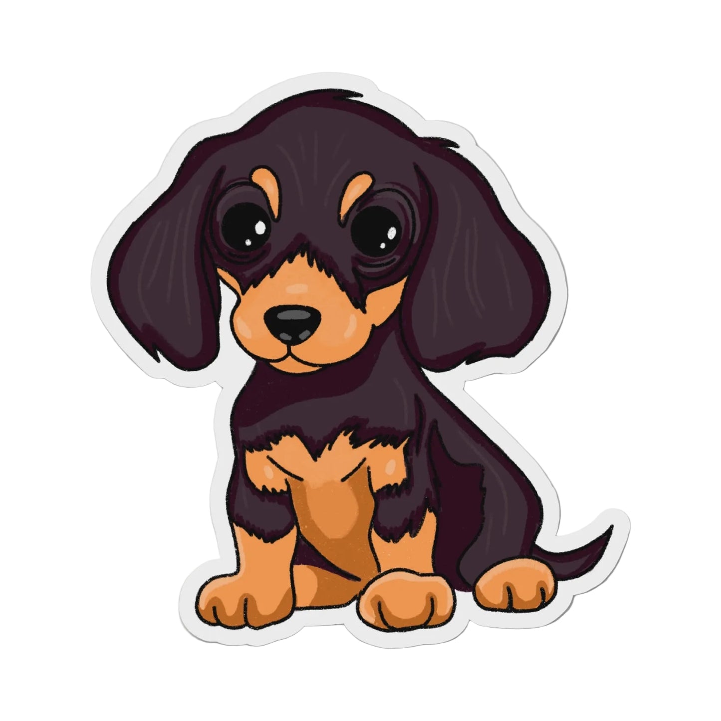 Dachshund Dog Vinyl Sticker