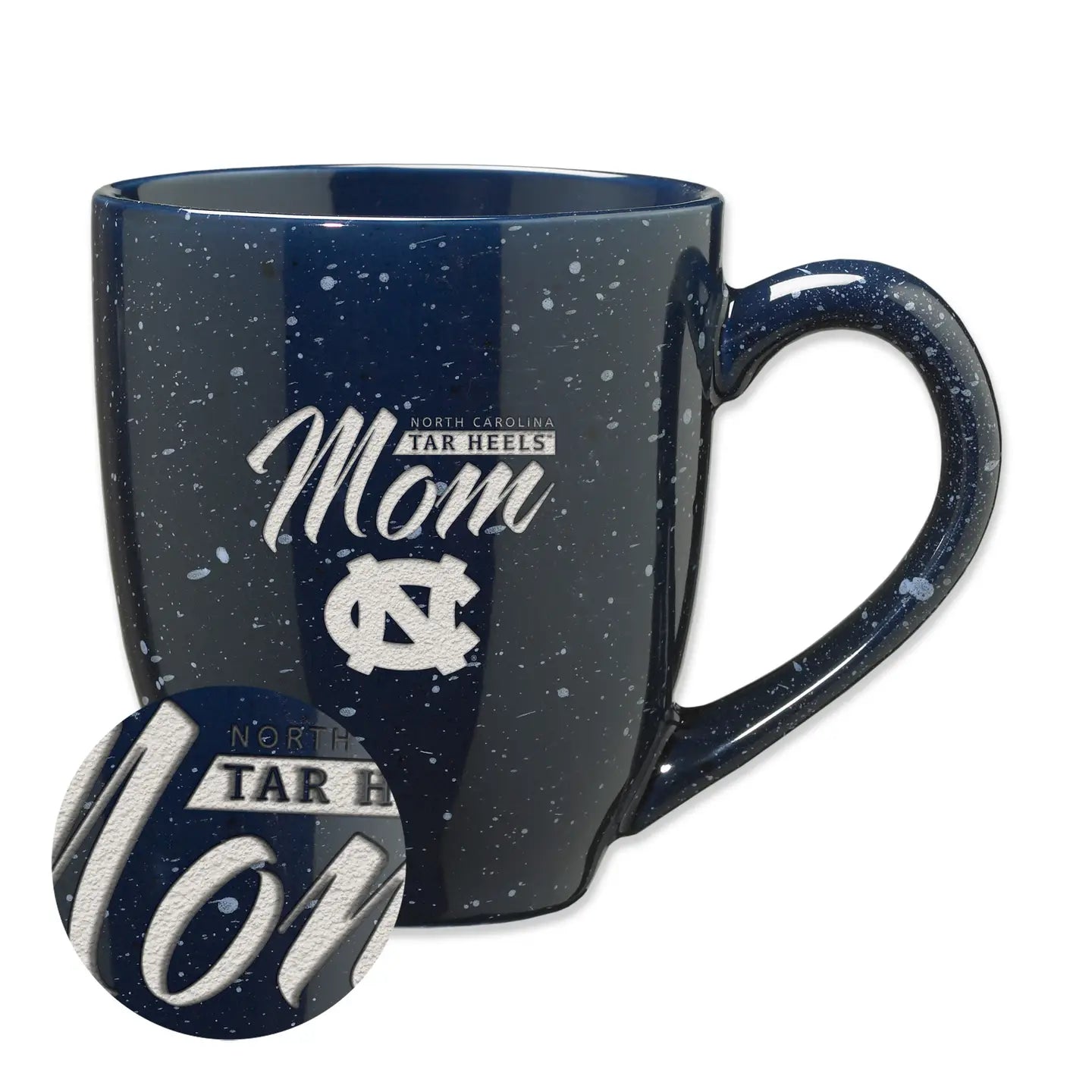 North Carolina Tar Heels Mom 16oz Engraved Ceramic Mug