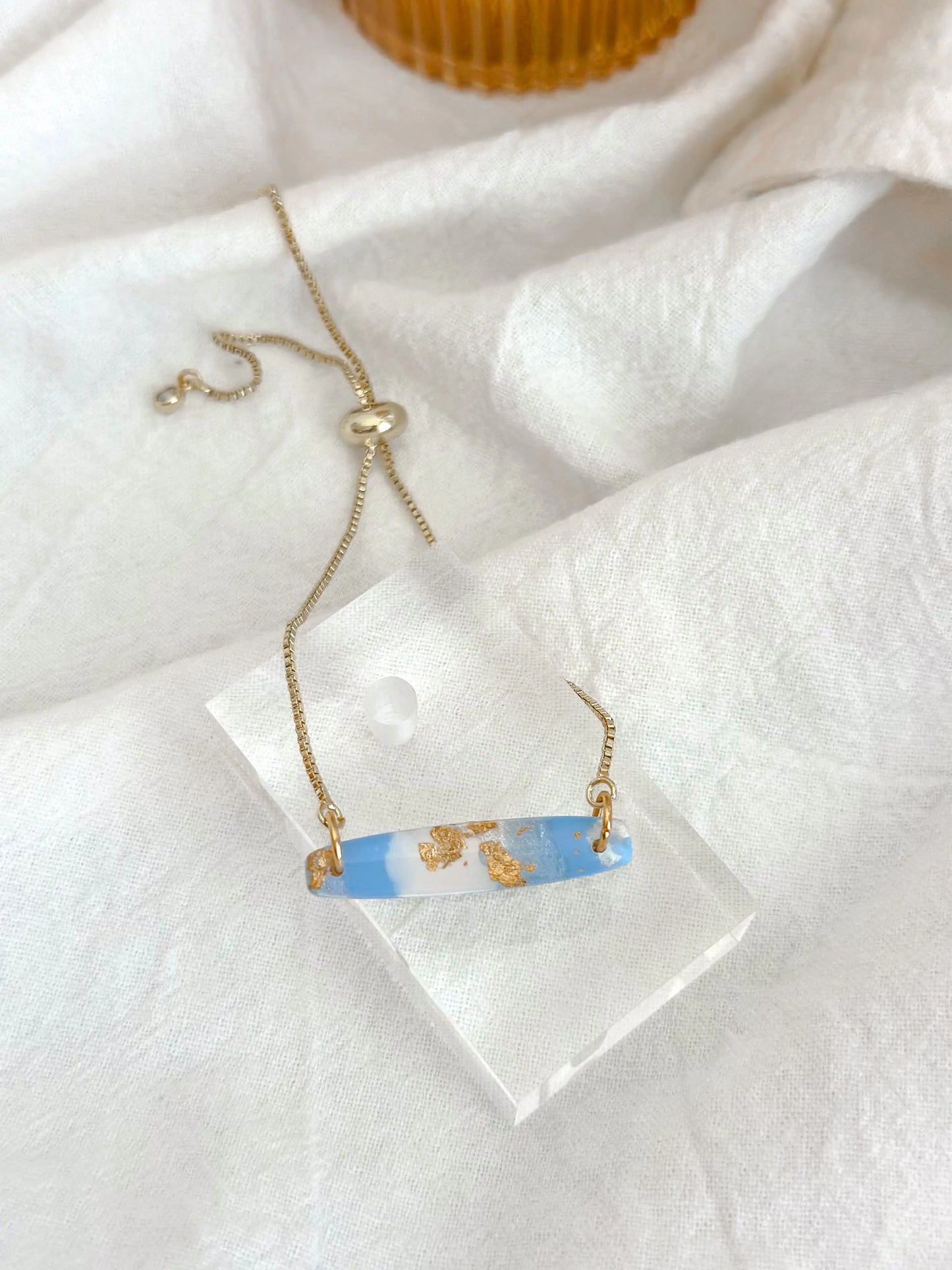 Carolina Blue Mix Caroline Adjustable Bracelet