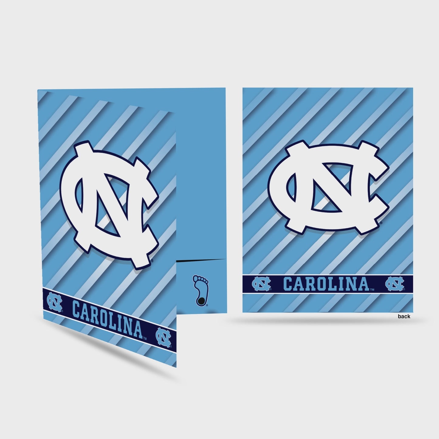 North Carolina Tar Heels Two Pocket Folder