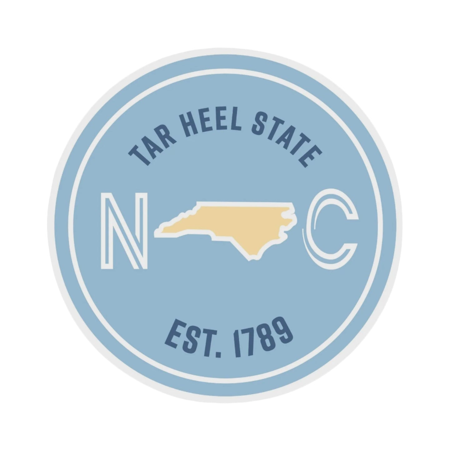 Tar Heel State North Carolina Sticker