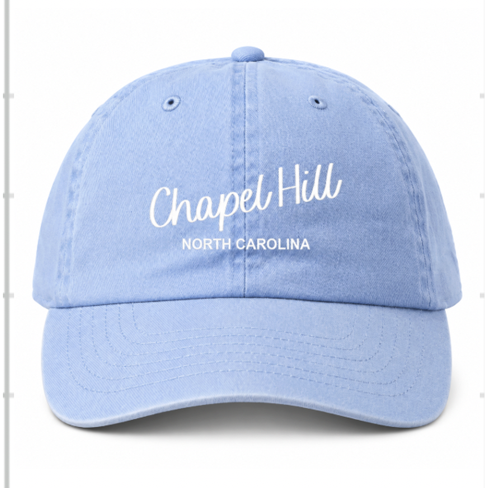 Chapel Hill North Carolina Embroidered Hat