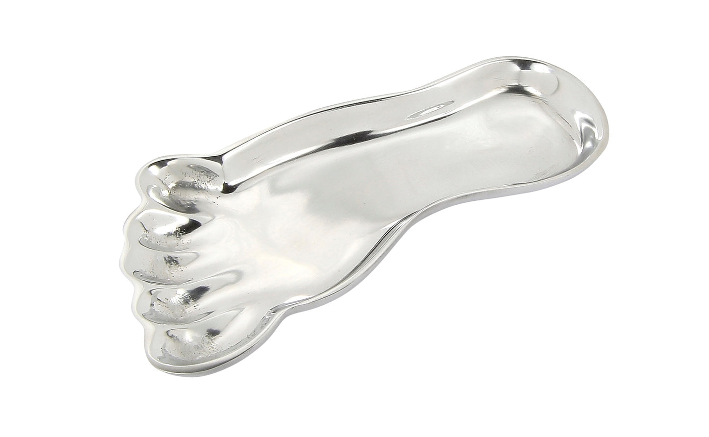 Silver Tar Heels Shaped Decorative Dish Tray