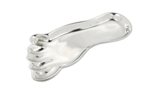 Silver Tar Heels Shaped Decorative Dish Tray