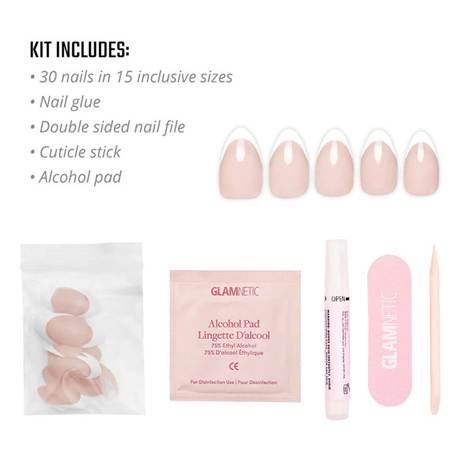 UNC Glamnetic Press On Nail Set