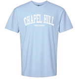 Chapel Hill North Carolina Comfort Colors T-Shirt in Hydrangea