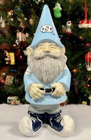 North Carolina Tar Heels Evergreen Garden Gnome