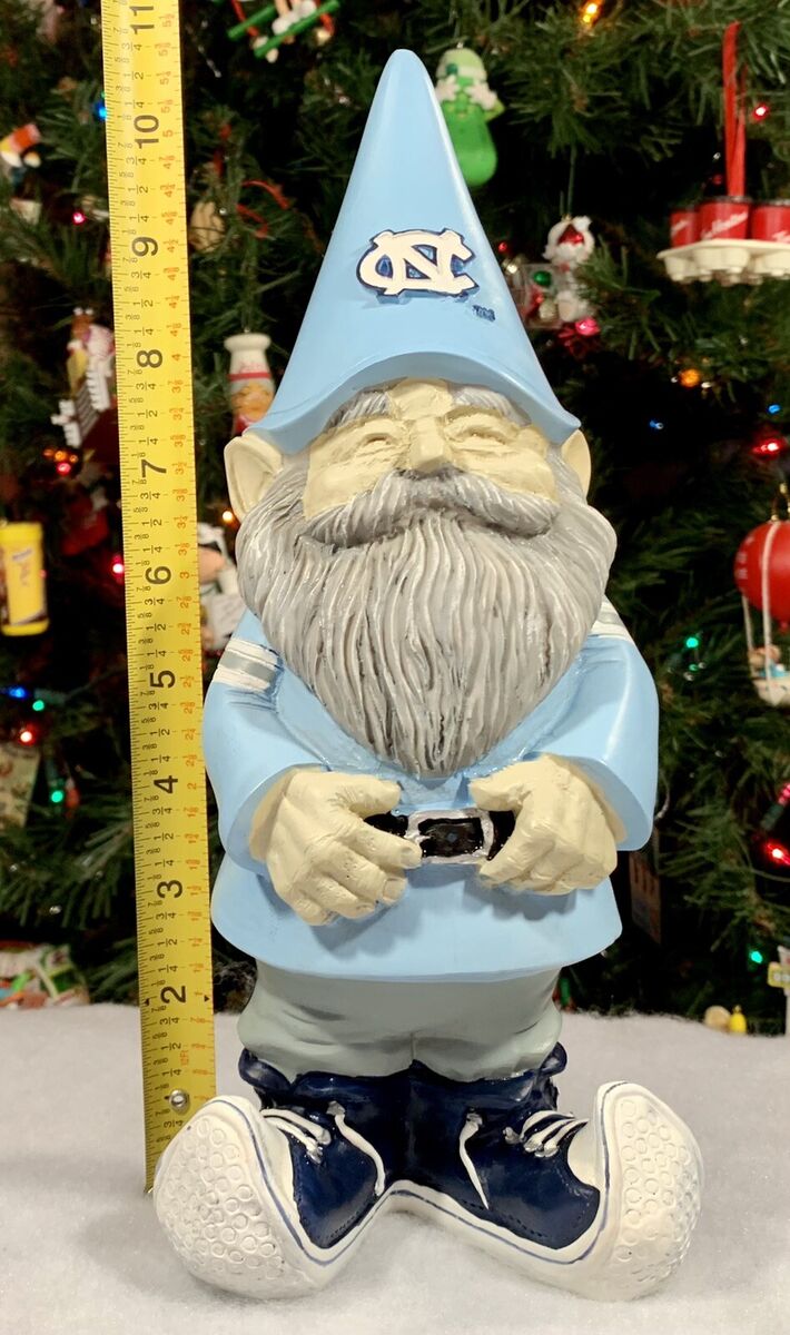 North Carolina Tar Heels Evergreen Garden Gnome