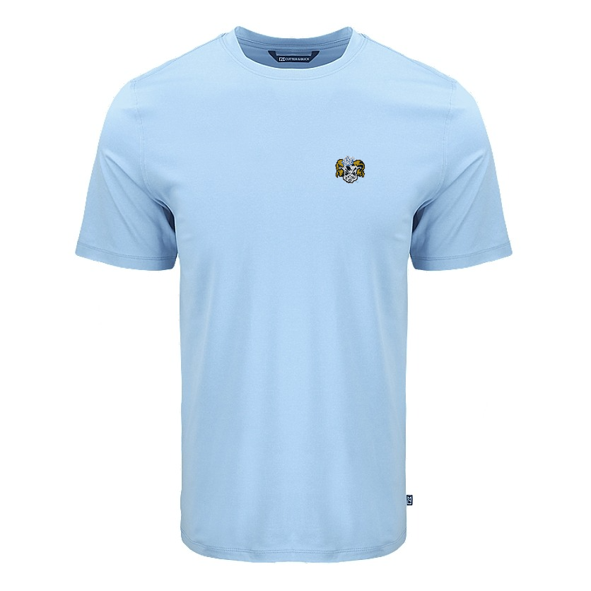 Vault Rameses Embroidered Logo Cutter & Buck Coastline Epic Comfort Recycled Mens Short Sleeve Tee