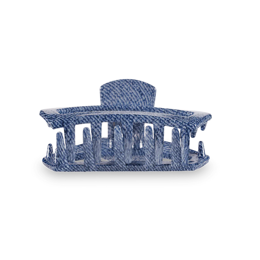 Tiny Hair Clip by Teleties - Denim Blue