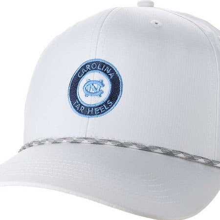 Carolina Tar Heels Embroidered Ripper Hat in White