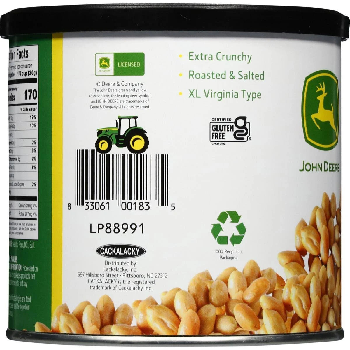 John Deere Salted Peanuts By Cackalacky