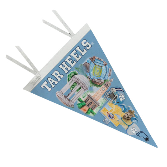University of North Carolina Pennant Flag