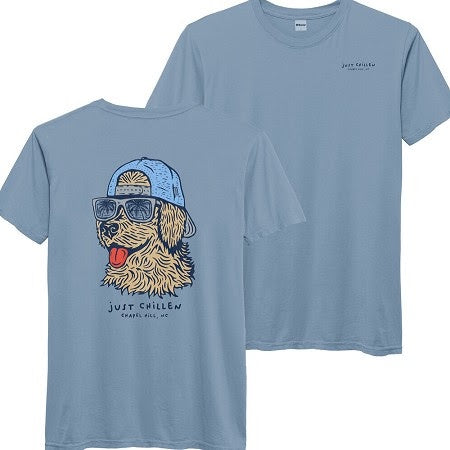 Golden Retriever Just Chillen in Chapel Hill Adult T-Shirt